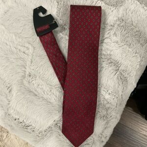 Polo by Ralph Lauren Silk Necktie, Red with Paisley Pattern